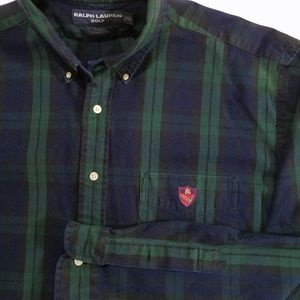 RALPH LAUREN Golf Tilden 100% Cotton XL LS